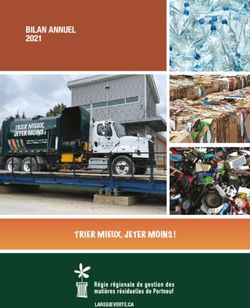 TRIER MIEUX, JETER MOINS ! - BILAN ANNUEL 2021 - Ville de Saint-Marc-des-Carri&egrave;res