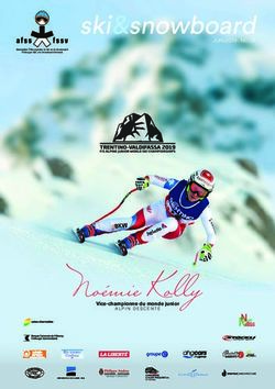 No&eacute;mie Kolly - ski&snowboard JUIN 2019 NO 42 - Association fribourgeoise de Ski et Snowboard