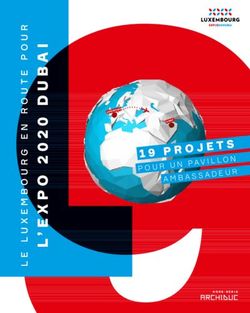 POUR UN PAVILLON - Luxembourg @ Expo 2020