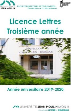 Licence Lettres Troisième année - Année universitaire 2019-2020 - Université Jean Moulin ...