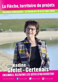 Grelet - Certenais - La Flèche, territoire de projets Elections municipales - La Flèche les 15 et 22 mars 2020 - La Flèche 2020
