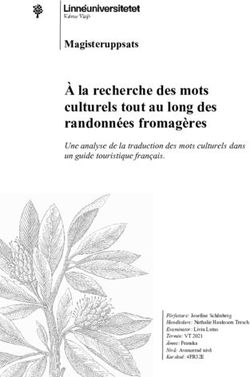 À LA RECHERCHE DES MOTS CULTURELS TOUT AU LONG DES RANDONNÉES FROMAGÈRES - DIVA PORTAL