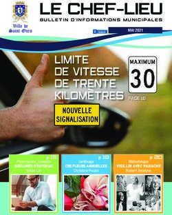 Le chef-lieu limite de vitesse de trente - kilometres Page 16 - Ville de Saint-Ours