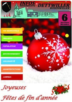 Joyeuses F&ecirc;tes de fin d'ann&eacute;e - 6 Novembre - Commune de Dettwiller