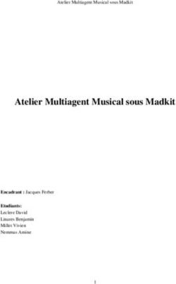 Atelier Multiagent Musical sous Madkit - Etudiants: Leclere David Linares Benjamin Millet Vivien Nemmas Amine - lirmm