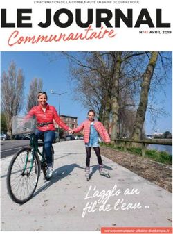 LE JOURNAL Communautaire - L'agglo au - Communaut&eacute; Urbaine de Dunkerque