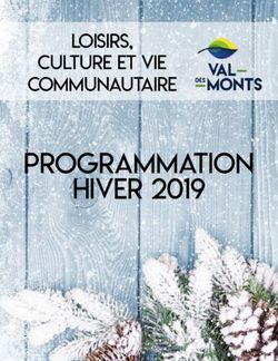 Programmation hiver 2019 - Loisirs, culture et vie communautaire - Municipalité de Val-des-Monts