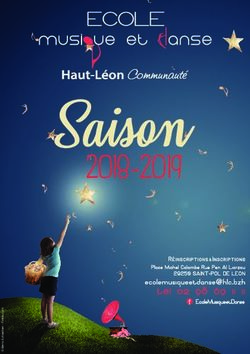 2018-2019 Haut-Léon Communauté