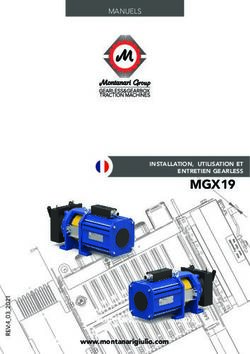 MGX19 - MANUELS - BEDPLATE INSTALLATION GUIDE