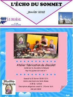 L'ÉCHO DU SOMMET Janvier 2018 - Municipalité de St-Moïse