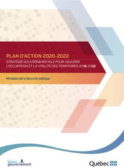 PLAN D'ACTION 2020-2022 - STRAT&Eacute;GIE GOUVERNEMENTALE POUR ASSURER L'OCCUPATION ET LA VITALIT&Eacute; DES TERRITOIRES 2018-2022 - Gouvernement du Qu&eacute;bec