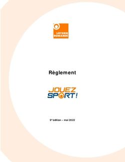 R&egrave;glement 9e &eacute;dition - mai 2022 - Loterie Romande