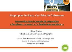 S'approprier les lieux, c'est faire de l'urbanisme - Espace Environnement