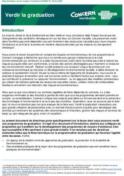 Verdir la graduation - Concern Worldwide
