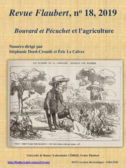 Revue Flaubert, no 18, 2019 - Bouvard et Pécuchet et l'agriculture - Université de ...