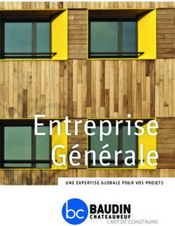 Entreprise Générale UNE EXPERTISE GLOBALE POUR VOS PROJETS - Baudin Chateauneuf