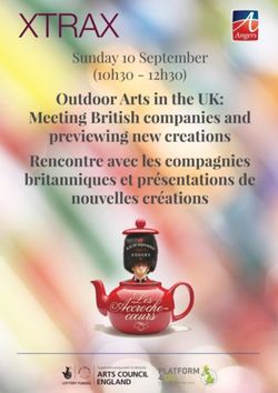 Outdoor Arts in the UK: Meeting British companies and previewing new creations - Sunday 10th September - XTRAX