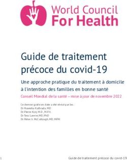Guide de traitement précoce du covid-19
