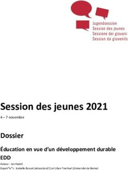 Session des jeunes 2021 - Dossier 4 - 7 novembre - Jugendsession