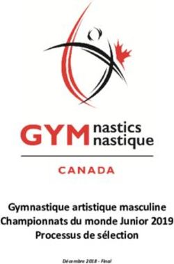 Gymnastique artistique masculine Championnats du monde Junior 2019 Processus de s&eacute;lection
