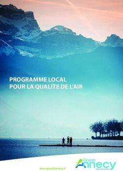 PROGRAMME LOCAL POUR LA QUALITE DE L'AIR - www.grandannecy.fr - Grand Annecy