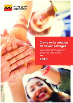 Croire en la création de valeur partagée - 2018 RAPPORT DE RESPONSABILITÉ SOCIÉTALE D'ENTREPRISE - Attijariwafa bank