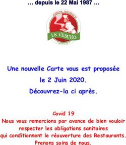 Une nouvelle Carte vous est propos&eacute;e le 2 Juin 2020. D&eacute;couvrez-la ci apr&egrave;s - Covid 19 Nous vous remercions par avance de bien vouloir respecter ...
