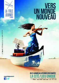 VERS UN MONDE NOUVEAU - La folle journée