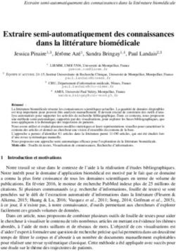 Extraire semi-automatiquement des connaissances dans la littérature biomédicale