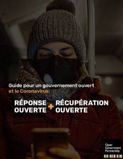 RÉPONSE OUVERTE + RÉCUPÉRATION OUVERTE - Open Government ...