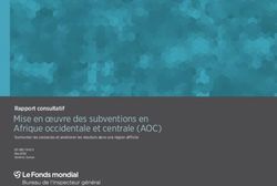 Mise en oeuvre des subventions en Afrique occidentale et centrale (AOC) - Rapport consultatif