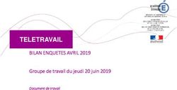 BILAN ENQUETES AVRIL 2019 - TELETRAVAIL - Sgen-CFDT