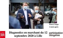 Diagnostics en marchant du 12 septembre 2020 &agrave; Lille - Point d'&eacute;tape 6 mois apr&egrave;s - Ville de Lille