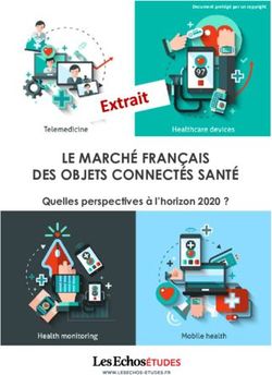LE MARCH&Eacute; FRAN&Ccedil;AIS DES OBJETS CONNECT&Eacute;S SANT&Eacute; - Quelles perspectives &agrave; l'horizon 2020 ? - Les Echos ...