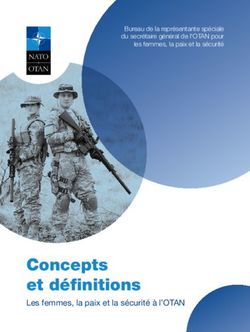 Concepts et définitions - Les femmes, la paix et la sécurité à l'OTAN - Bureau de la représentante spéciale du secrétaire général de l'OTAN pour ...