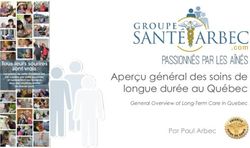 Aperçu général des soins de longue durée au Québec - Par Paul Arbec General Overview of Long-Term Care in Quebec