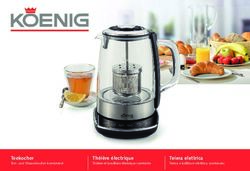 STEEL LINE - Théière électrique