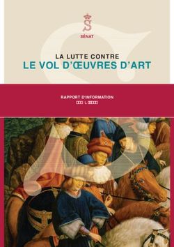 LE VOL D'ŒUVRES D'ART - LA LUTTE CONTRE SÉNAT RAPPORT D'INFORMATION