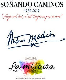 SO&Ntilde;ANDO CAMINOS "Aujourd'hui, c'est toujours pas encore" - GROUPE - Fondation ...