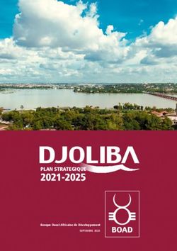 2021-2025 PLAN STRATEGIQUE - Banque Ouest Africaine de Développement - BOAD