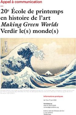 20e &Eacute;cole de printemps en histoire de l'art Making Green Worlds Verdir le(s) monde(s)
