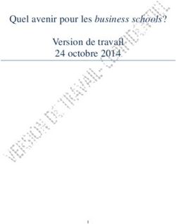 Quel avenir pour les business schools? Version de travail 24 octobre 2014