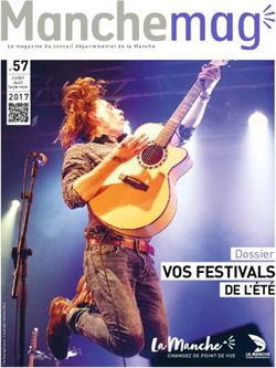 VOS FESTIVALS DE L'ÉTÉ - n 57 - Manche.fr