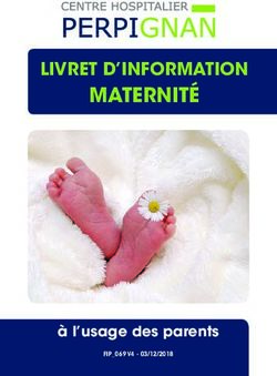 MATERNIT&Eacute; LIVRET D'INFORMATION - &agrave; l'usage des parents - Centre Hospitalier Perpignan