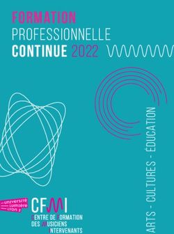 Formation professionnelle continue 2022 - ufr lesla de lyon2