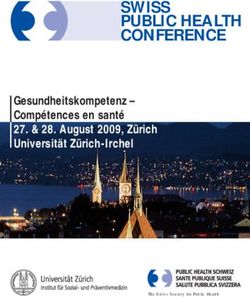 SWISS PUBLIC HEALTH CONFERENCE - Public Health: act locally & globally! Gesundheitskompetenz - Compétences en santé 27. & 28. August 2009, Zürich ...