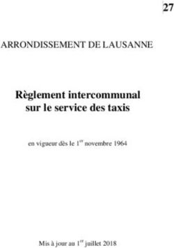 27 Règlement intercommunal sur le service des taxis - ARRONDISSEMENT DE LAUSANNE en vigueur dès le 1er novembre 1964