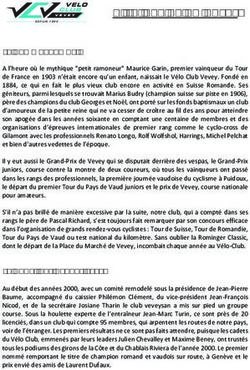 Historique du VC Vevey - velo-club vevey