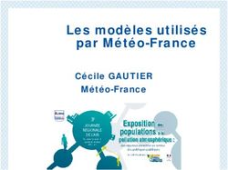 Les mod&egrave;les utilis&eacute;s par M&eacute;t&eacute;o-France - C&eacute;cile GAUTIER M&eacute;t&eacute;o-France