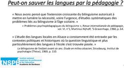 Peut-on sauver les langues par la pédagogie ?